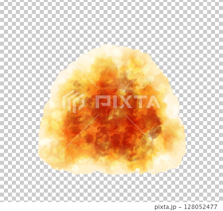 烤飯糰水彩畫 128052477