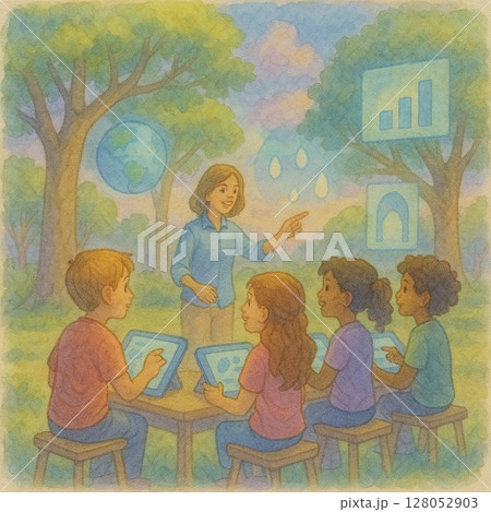 授業風景 子供 子 128052903