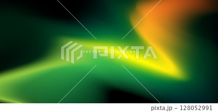 Green and yellow gradient on dark background. You use can banner, brochre, presentation. 128052991