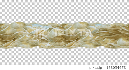 Set of watercolor hand-painted seabed surfaces with sand dunes with different textures. Template for marine-themed design, educational content, games, decorative elements in digital and printed media. Set of watercolor hand-painted seabed surfaces with sand dunes with different textures. Template for marine-themed design, educational content, games, decorative elements in digital and printed media. 128054478