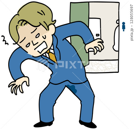 男性の追っかけ尿もれの悩み 128055697