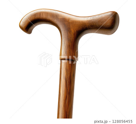 Wooden Walking Stick 128056455