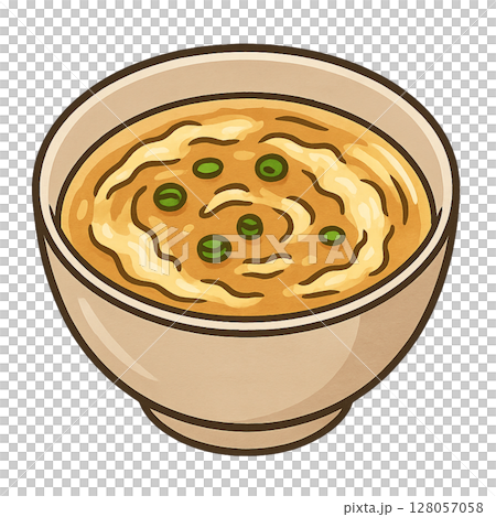 中式雞蛋湯簡單透明圖解 128057058