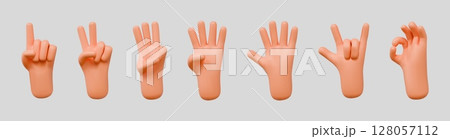 3D hands. Finger up. Number or character arm count. 1, 2, 3, 4, 5 index pointer. One, two, three steps. Forefinger show. Human palm. Nonverbal communication. Vector render gestures set 3D hands. Finger up. Number or character arm count. 1, 2, 3, 4, 5 index pointer. One, two, three steps. Forefinger show. Human palm. Nonverbal communication. Vector render gestures set 128057112