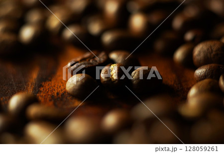 コーヒー豆・珈琲豆 コーヒー豆・珈琲豆 128059261