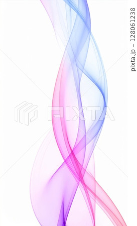 Abstract Pink Blue Purple Smoke Waves Design 128061238