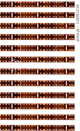 Horizontal Film Strip Texture Background 128061239