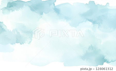 Abstract Watercolor Wash Background Texture 128061312
