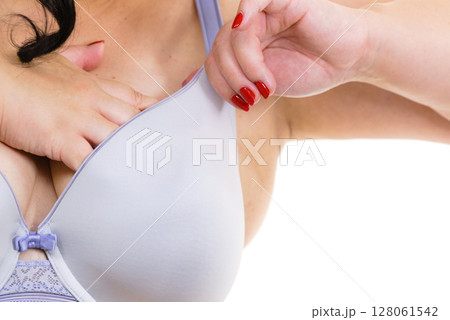 Fat woman big breast wearing bra Fat woman big breast wearing bra 128061542