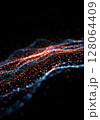 Abstract Glowing Particle Wave Background 128064409