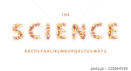Science technology font, futuristic alphabet for scientific headline, medical digital product logo, display device typography, app UI typographic design. Modern vector typeset. Science technology font, futuristic alphabet for scientific headline, medical digital product logo, display device typography, app UI typographic design. Modern vector typeset. 128064594