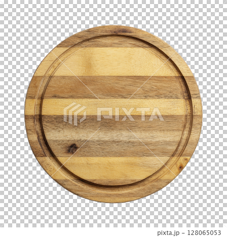 Round wooden cutting board with natural finish and visible grain patterns, perfect for kitchen use or serving. board smooth surface and sturdy design make it ideal for chopping or presentation Round wooden cutting board with natural finish and visible grain patterns, perfect for kitchen use or serving. board smooth surface and sturdy design make it ideal for chopping or presentation 128065053