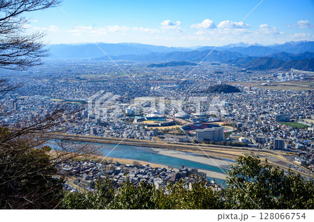 岐阜城から見た風景 岐阜城から見た風景 128066754