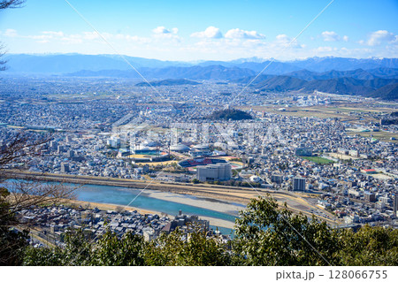 岐阜城から見た風景 128066755