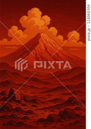 赤き星の眠れる山 128068304