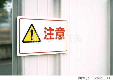 標識 立入禁止 警告サイン/フェンス設置例/注意喚起・工事・安全管理に 標識 立入禁止 警告サイン/フェンス設置例/注意喚起・工事・安全管理に 128069044