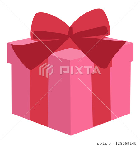 プレゼントボックス 赤 シンプルアイコン ベクターイラスト クリスマス 誕生日 プレゼントボックス 赤 シンプルアイコン ベクターイラスト クリスマス 誕生日 128069149