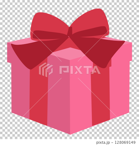 プレゼントボックス 赤 シンプルアイコン ベクターイラスト クリスマス 誕生日 プレゼントボックス 赤 シンプルアイコン ベクターイラスト クリスマス 誕生日 128069149