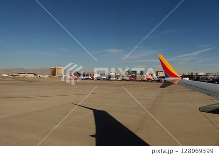 ラスベガス ハリー・リード国際空港の景色 128069399