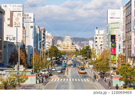 世界遺産 国宝姫路城 JR姫路駅キャッスルビュー 世界遺産 国宝姫路城 JR姫路駅キャッスルビュー 128069469