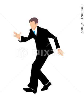 ダンスをするビジネスパーソン 128069815