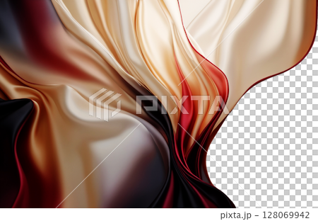 Soft cloth background material AI generated material PNG material 128069942