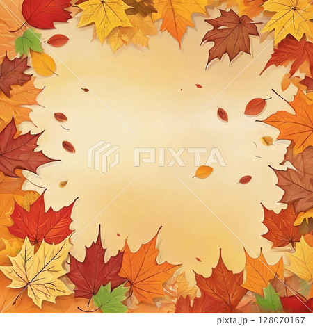 背景素材、秋~枯れ葉 背景素材、秋~枯れ葉 128070167