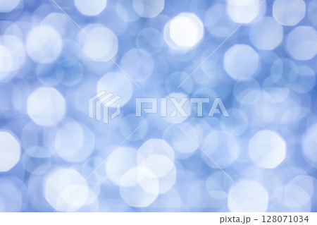 青い水玉ボケBG 青い水玉ボケBG 128071034