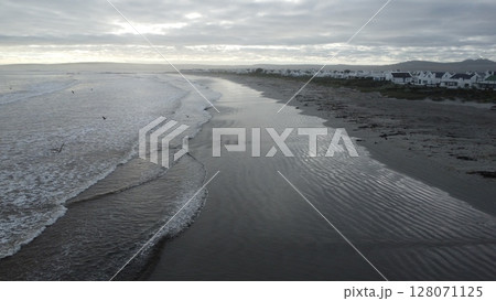 Paternoster Golden Hour Coastal City Scape Paternoster Golden Hour Coastal City Scape 128071125