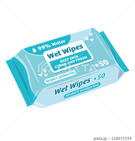 ウェットティッシュ 128071554