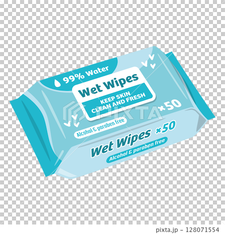 ウェットティッシュ 128071554