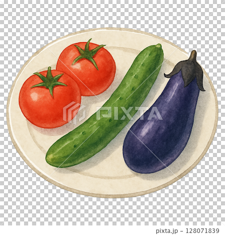 夏野菜の盛り合わせ 夏野菜の盛り合わせ 128071839