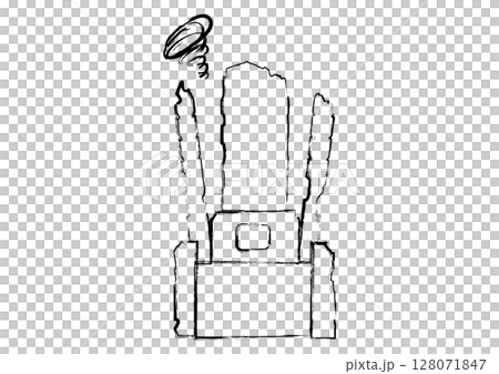 破舊手繪佛塔的日本墓碑 128071847