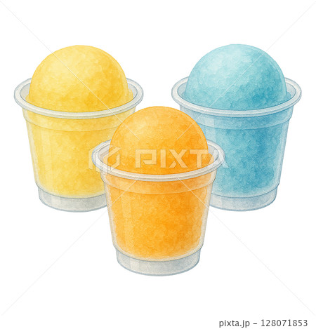 カラフルフローズンドリンク カラフルフローズンドリンク 128071853