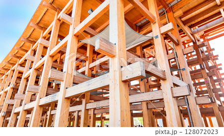 大阪関西万博2025 東ゲート付近の大屋根リング 128072023