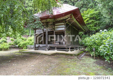6月の弘長寺(長野県松本市)薬師堂 6月の弘長寺(長野県松本市)薬師堂 128072341