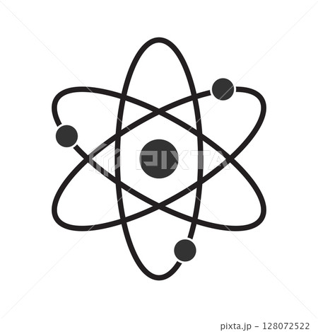 Atomic Symbol Representing Science Technology 128072522