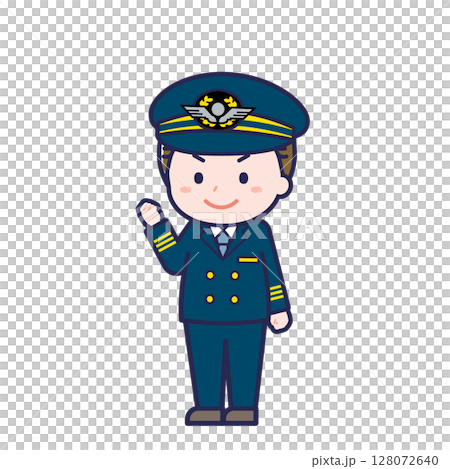 パイロット／ななめ／男性 12 128072640