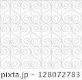 うずまき模様のパターン（完全なシームレスパターン） 128072783