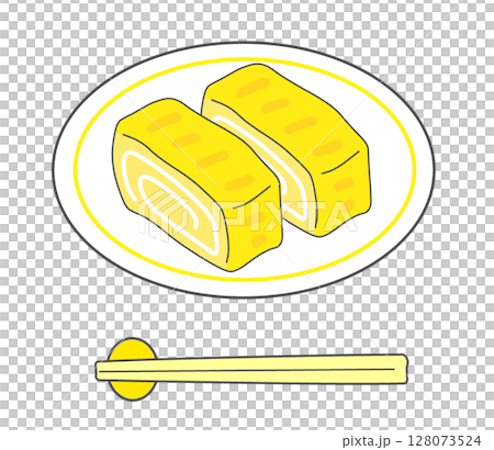 Tamagoyaki illustration Tamagoyaki illustration 128073524