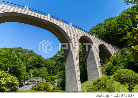 《七沢森林公園》青空に映える森のかけはし(神奈川県厚木市) 《七沢森林公園》青空に映える森のかけはし(神奈川県厚木市) 128073637