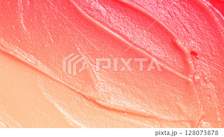 ピンク色のグラデーション、ペーストテクスチャー背景 ピンク色のグラデーション、ペーストテクスチャー背景 128073878