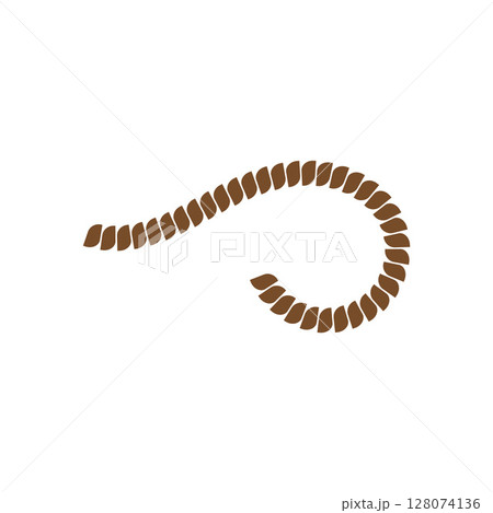 Rope Design Drawing Logo Illustration 128074136