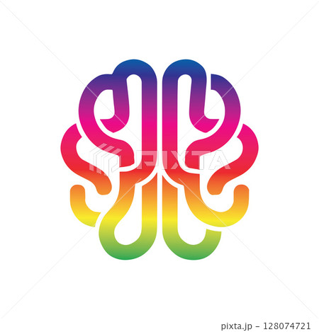 Brain Logo Vector Art  Icons  and Graphics 128074721