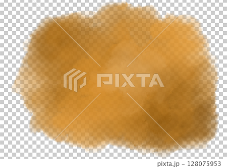 Yellow brown orange watercolor wet brush paint texture artistic background bubble illustration Yellow brown orange watercolor wet brush paint texture artistic background bubble illustration 128075953