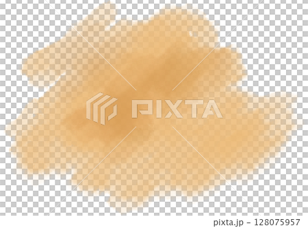Yellow brown orange watercolor wet brush paint texture artistic background bubble illustration Yellow brown orange watercolor wet brush paint texture artistic background bubble illustration 128075957