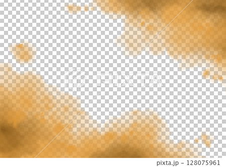 Yellow brown orange watercolor wet brush paint texture artistic background bubble illustration Yellow brown orange watercolor wet brush paint texture artistic background bubble illustration 128075961