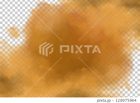 Yellow brown orange watercolor wet brush paint texture artistic background bubble illustration Yellow brown orange watercolor wet brush paint texture artistic background bubble illustration 128075964