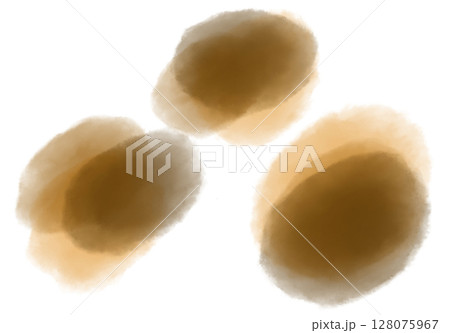 Yellow brown orange watercolor wet brush paint texture artistic background bubble illustration Yellow brown orange watercolor wet brush paint texture artistic background bubble illustration 128075967