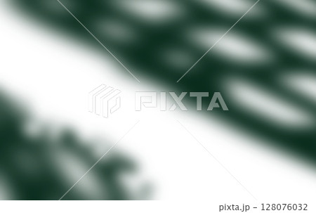 Green natural wall with tree shadow castiing blur light sunlight on floor and wall background 128076032
